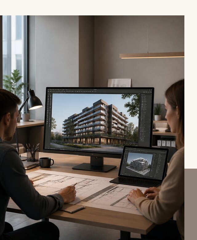 3D визуализация архитектуры и объектов строительства в Ступине